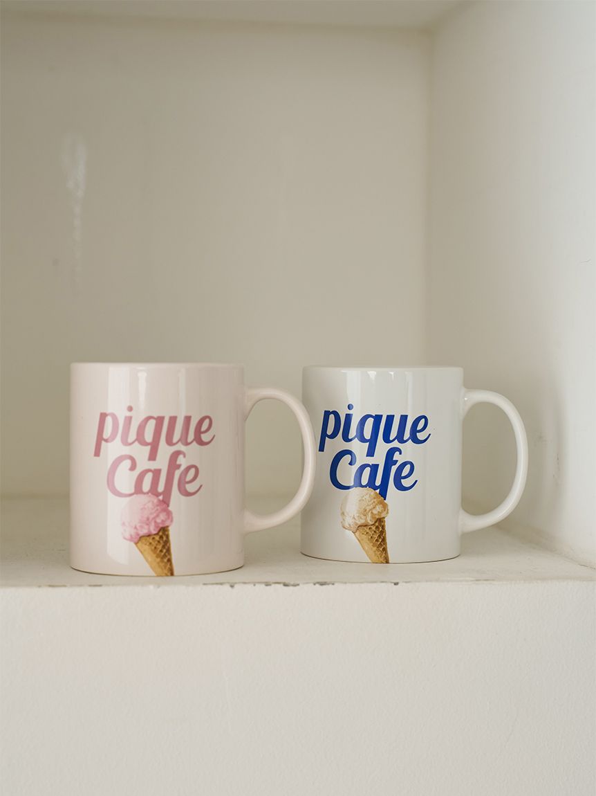 cafe】アイスワンポイントマグカップ(タンブラー・カップ)｜ルーム