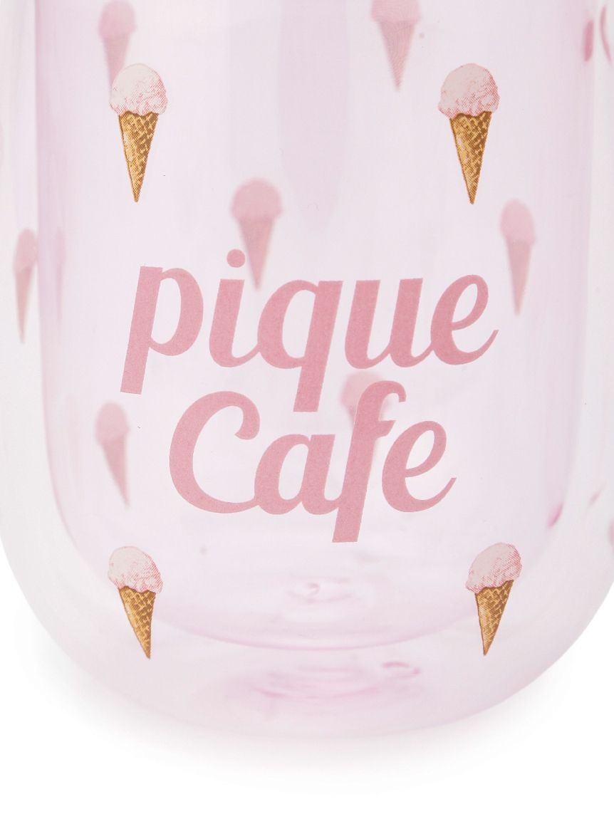 cafe】アイス総柄耐熱グラス(タンブラー・カップ)｜ルームウェア