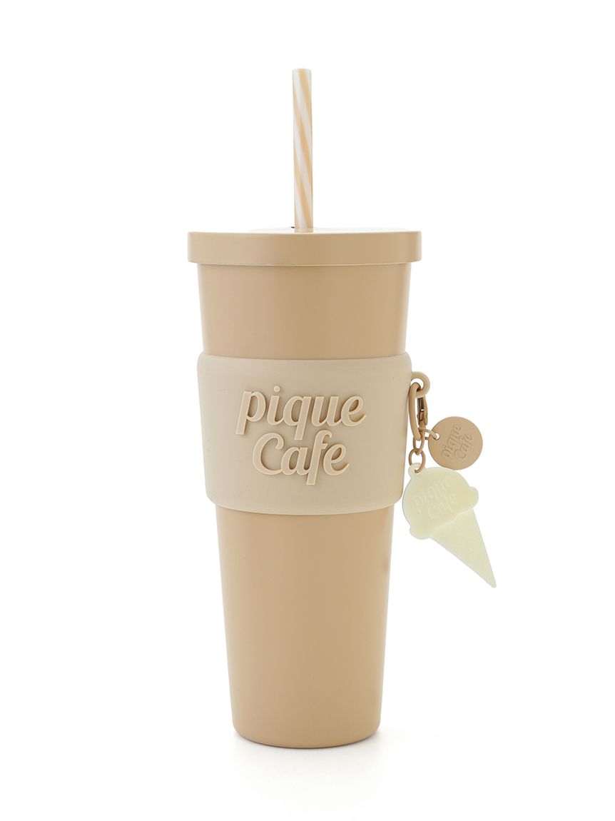 cafe】ストロー付き ステンレスタンブラー(タンブラー・カップ