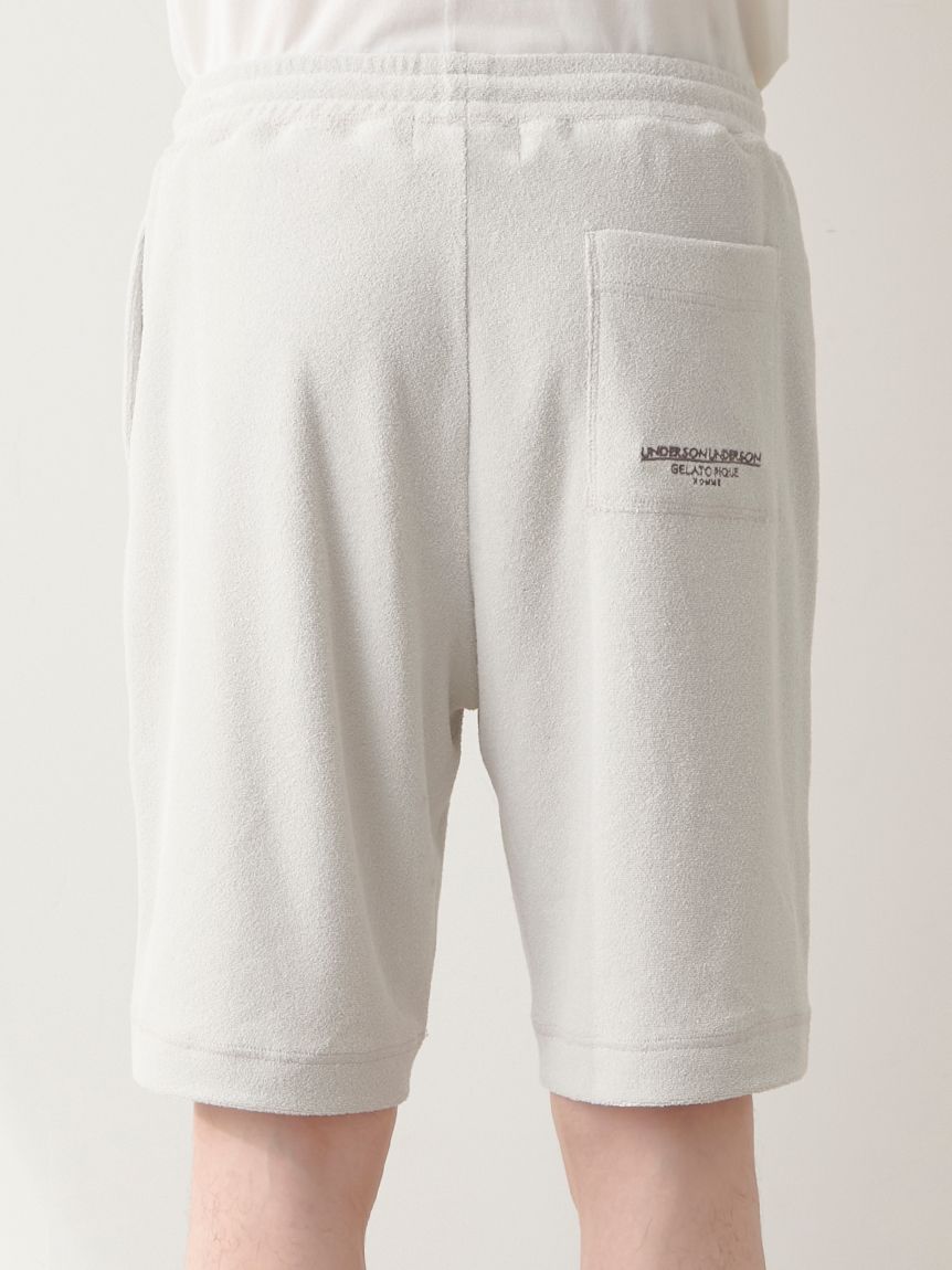 UNDERSON UNDERSON】【HOMME】パイルハーフパンツ(ハーフパンツ