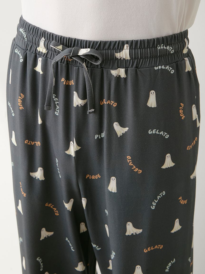 ジェラートピケGHOSTプルオーバー＆GHOSTボーダーロングパンツ ジェラートピケGHOSTプルオーバー＆限定GHOSTボーダーロングパンツ