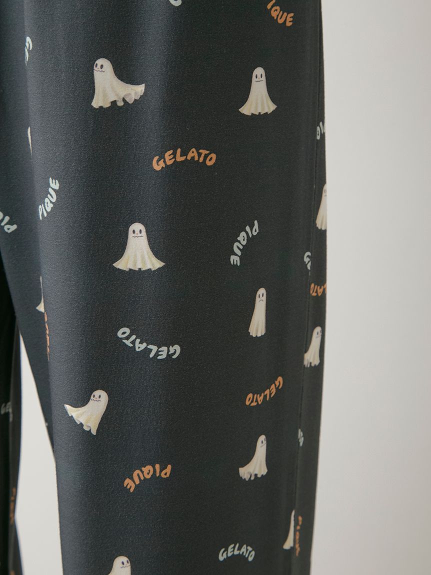 HOMME】TRICK GHOST柄 ロングパンツ(ロングパンツ)｜ルームウェア
