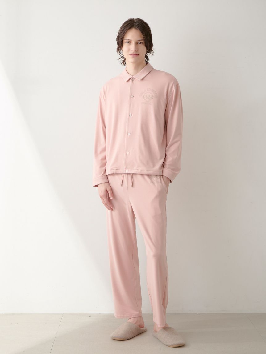 HOMME】レーヨンカレッジロゴロングパンツ(ロングパンツ)｜ルーム