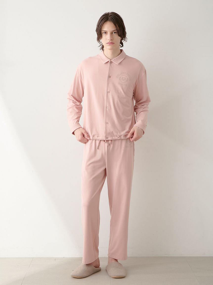 HOMME】レーヨンカレッジロゴロングパンツ(ロングパンツ)｜ルーム