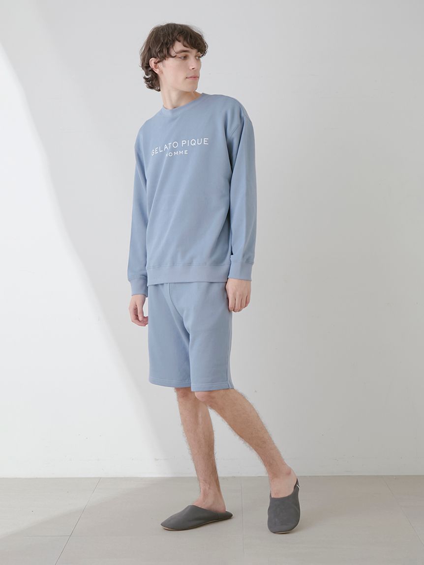 【ONLINE限定】【HOMME】コットン裏毛ハーフパンツ | PHCP259030