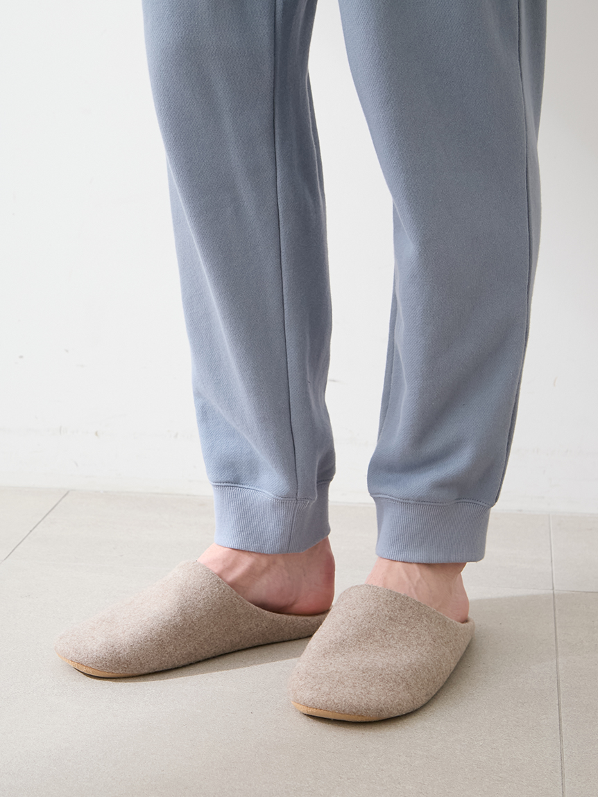 ONLINE限定】【HOMME】コットン裏毛ロングパンツ(ロングパンツ