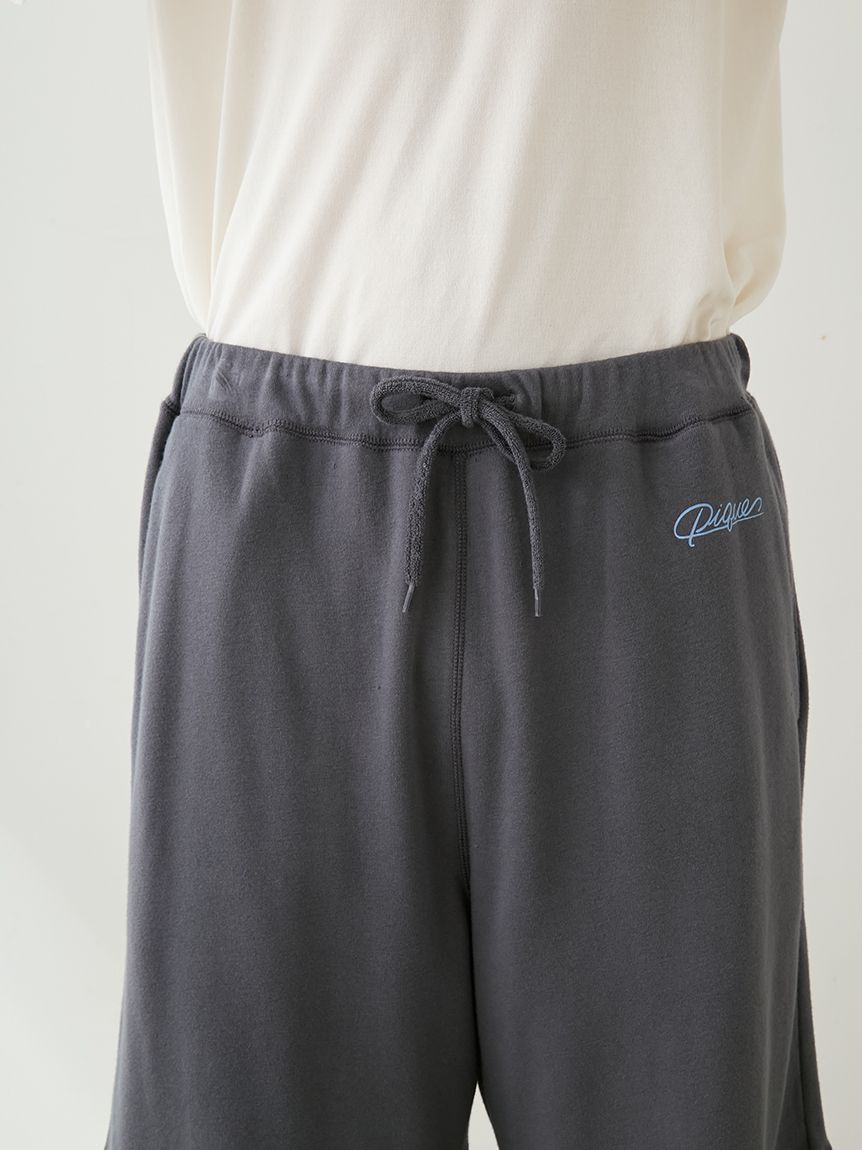 HOMME】裏パイルワンポイントロゴハーフパンツ(ハーフパンツ)｜ルーム