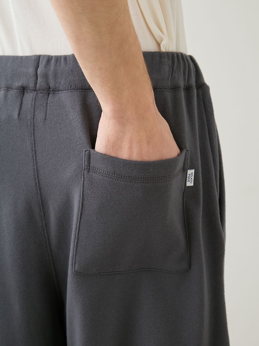 HOMME】裏パイルワンポイントロゴハーフパンツ(ハーフパンツ)｜ルーム