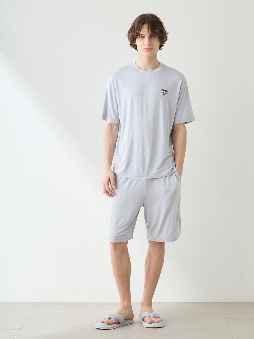 HOMME】【接触冷感】ハートロゴハーフパンツ(ハーフパンツ)｜ルーム