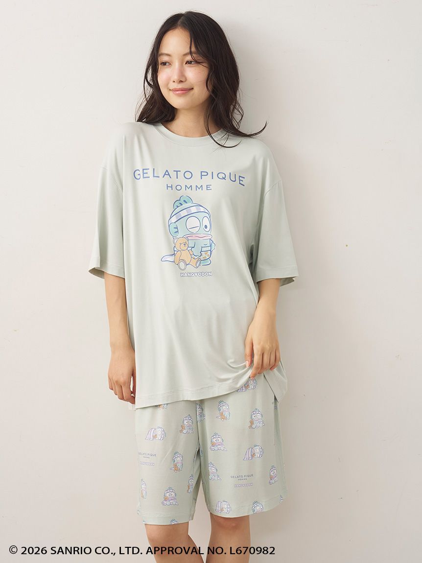 ハンギョドン】【HOMME】総柄ハーフパンツ(ハーフパンツ)｜ルーム