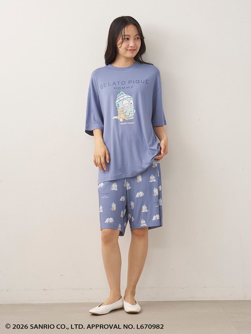 ハンギョドン】【HOMME】総柄ハーフパンツ(ハーフパンツ)｜ルーム