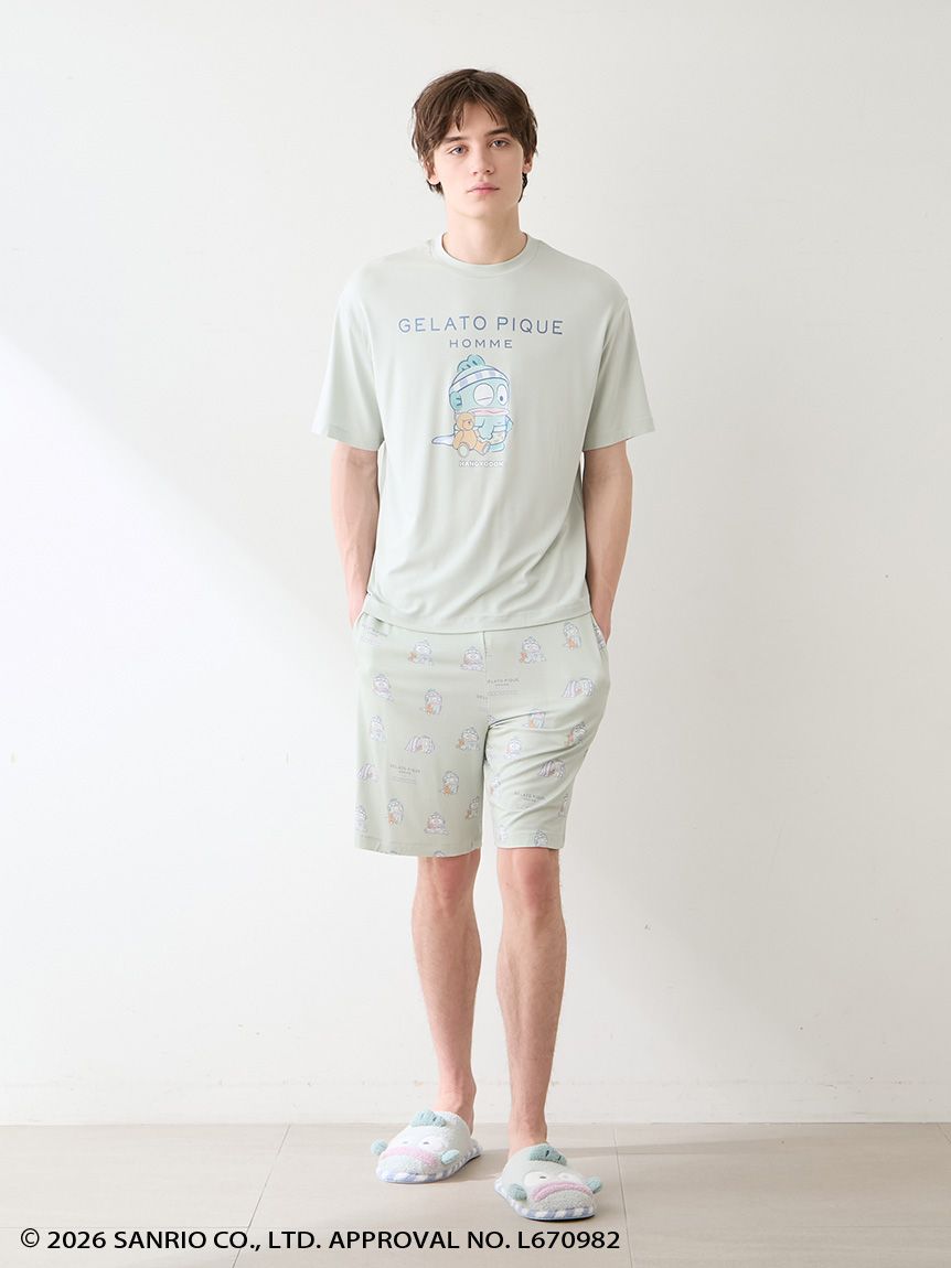 ハンギョドン】【HOMME】総柄ハーフパンツ(ハーフパンツ)｜ルーム