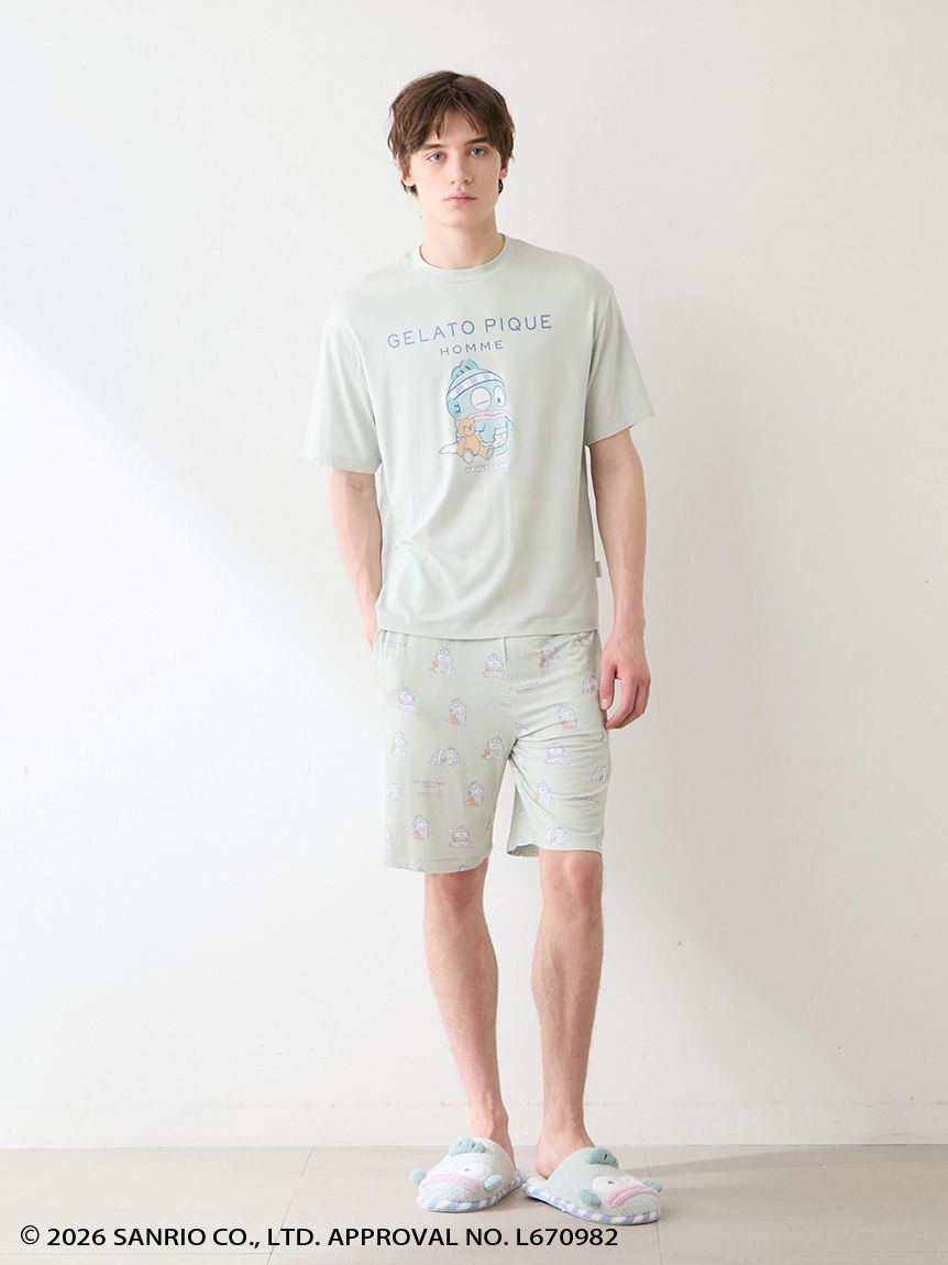 ハンギョドン】【HOMME】総柄ハーフパンツ(ハーフパンツ)|ルーム ハンギョドン】【HOMME】総柄ハーフパンツ(ハーフパンツ)|ルーム