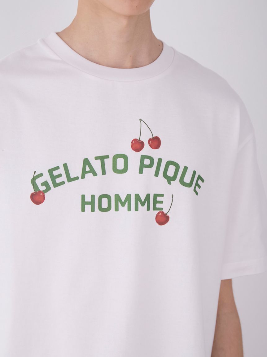 HOMME】チェリープリントTシャツ(カットソー・Tシャツ)｜ルームウェア・パジャマ通販のgelatopique（ジェラートピケ）公式サイト