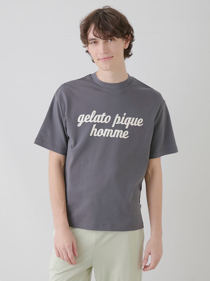 【HOMME】ジェラートピケロゴプリントTシャツ | PHCT251926
