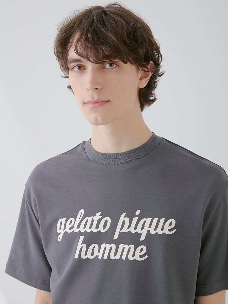 【HOMME】ジェラートピケロゴプリントTシャツ | PHCT251926