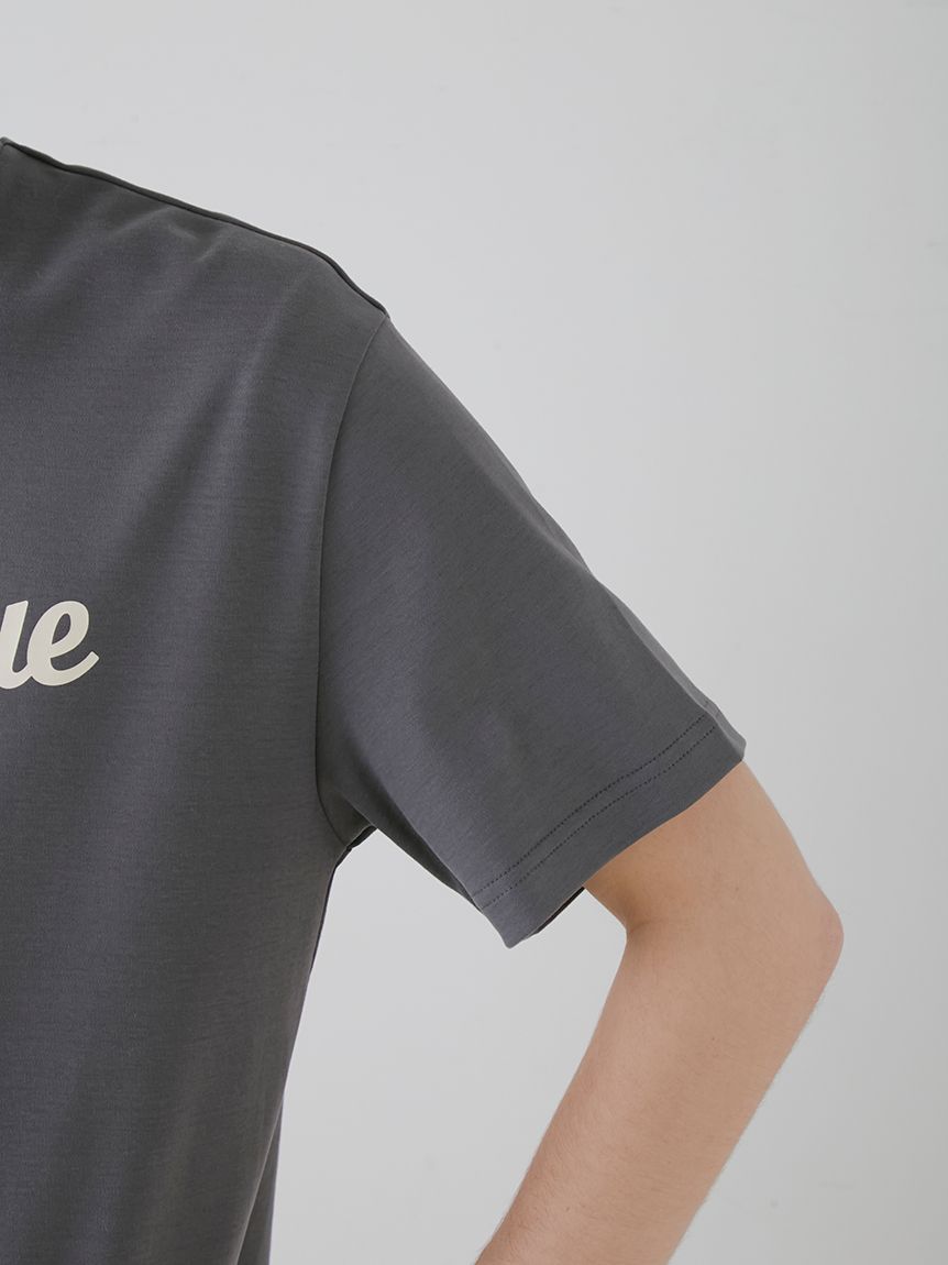 【HOMME】ジェラートピケロゴプリントTシャツ | PHCT251926