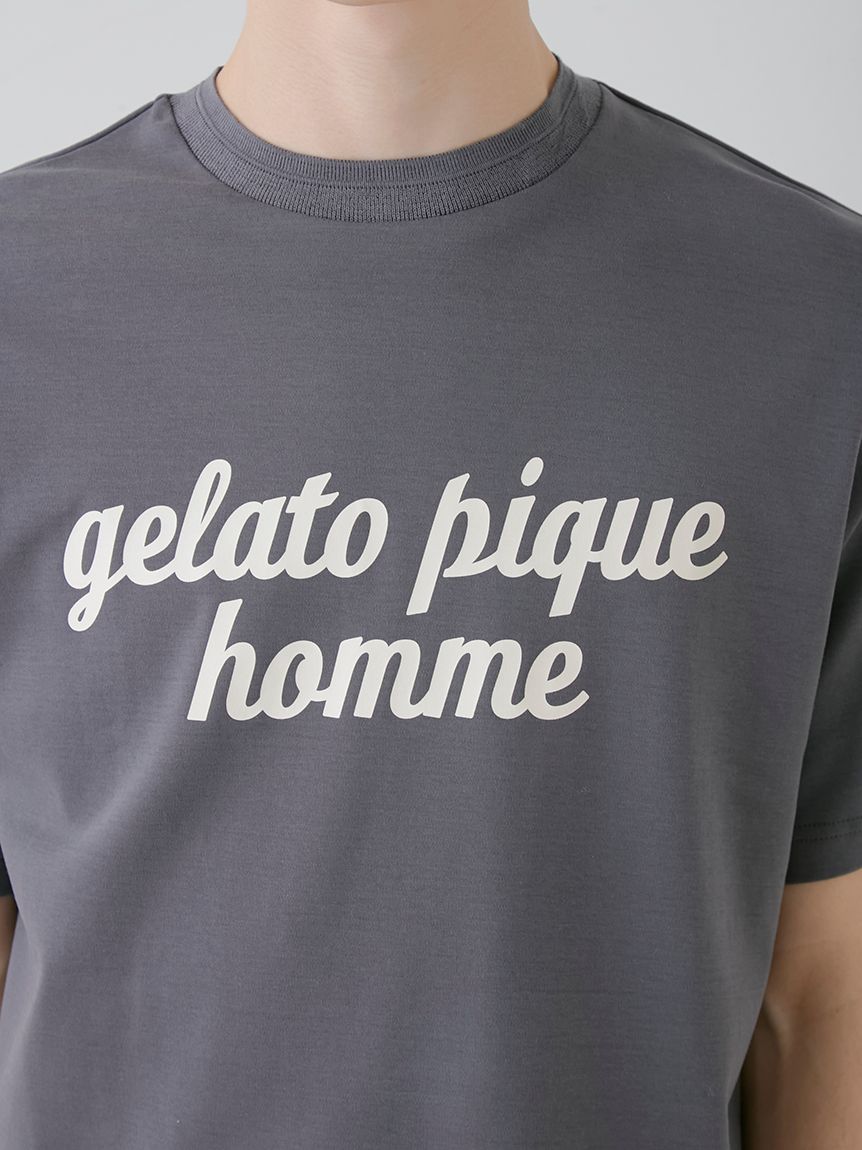 【HOMME】ジェラートピケロゴプリントTシャツ | PHCT251926