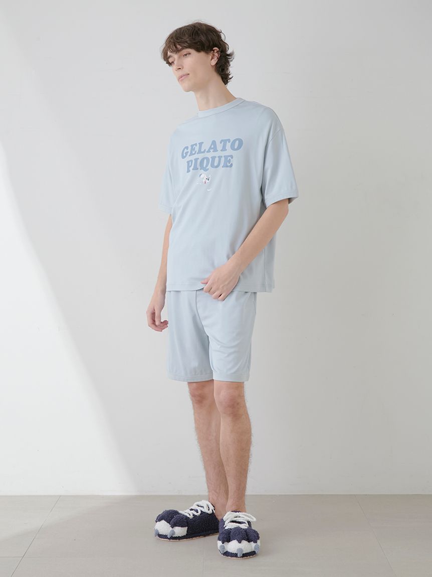 KOUSUKE SHIMIZU】【HOMME】ワンポイントTシャツ(カットソー・T