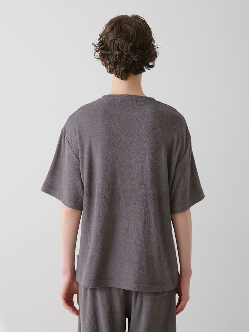 HOMME】パイルロゴ刺繍Tシャツ(カットソー・Tシャツ)｜ルーム