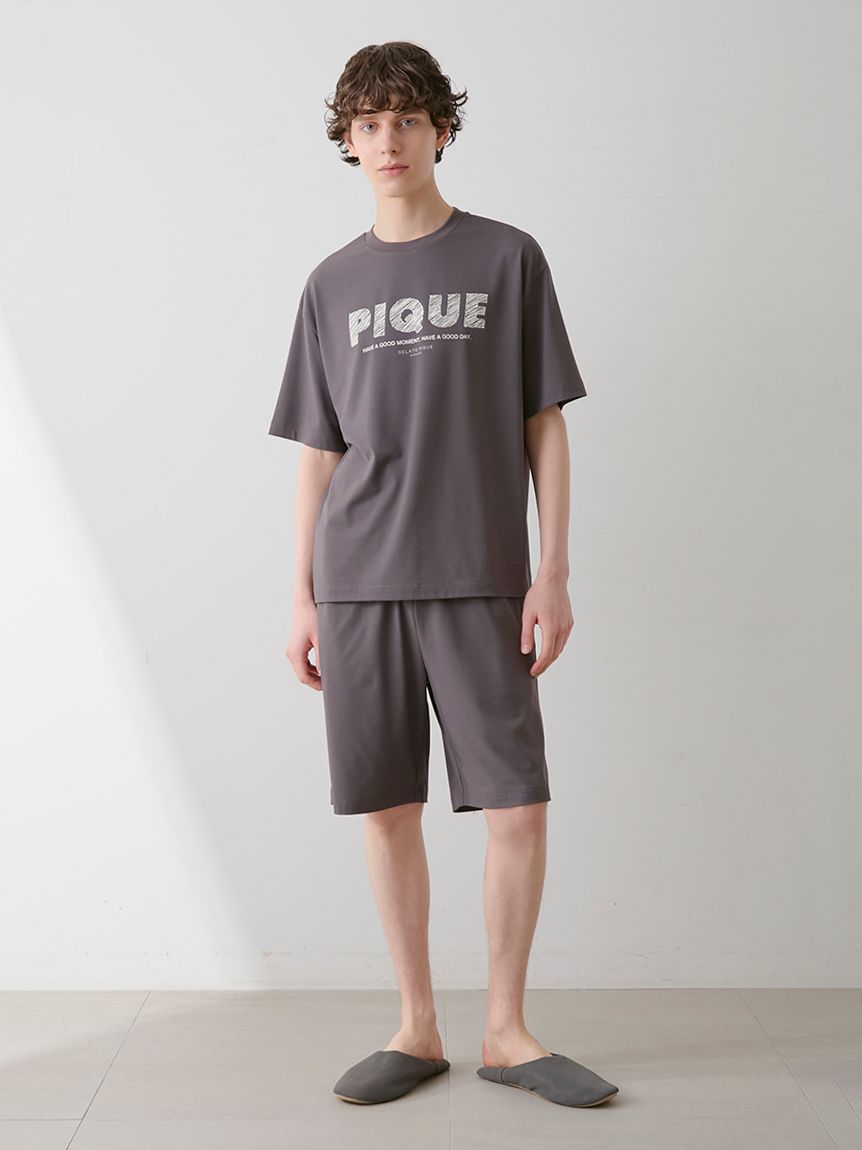 ジェラートピケ ロブション メンズルームウェアセットアップ2とT