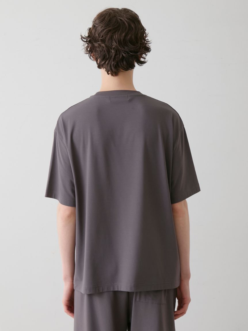 【新品未使用】 ジェラート・ピケ ロゴTシャツ＆パンツ 上下セット 接触冷感】ロゴTシャツ&リブショートパンツセット(カットソー・T