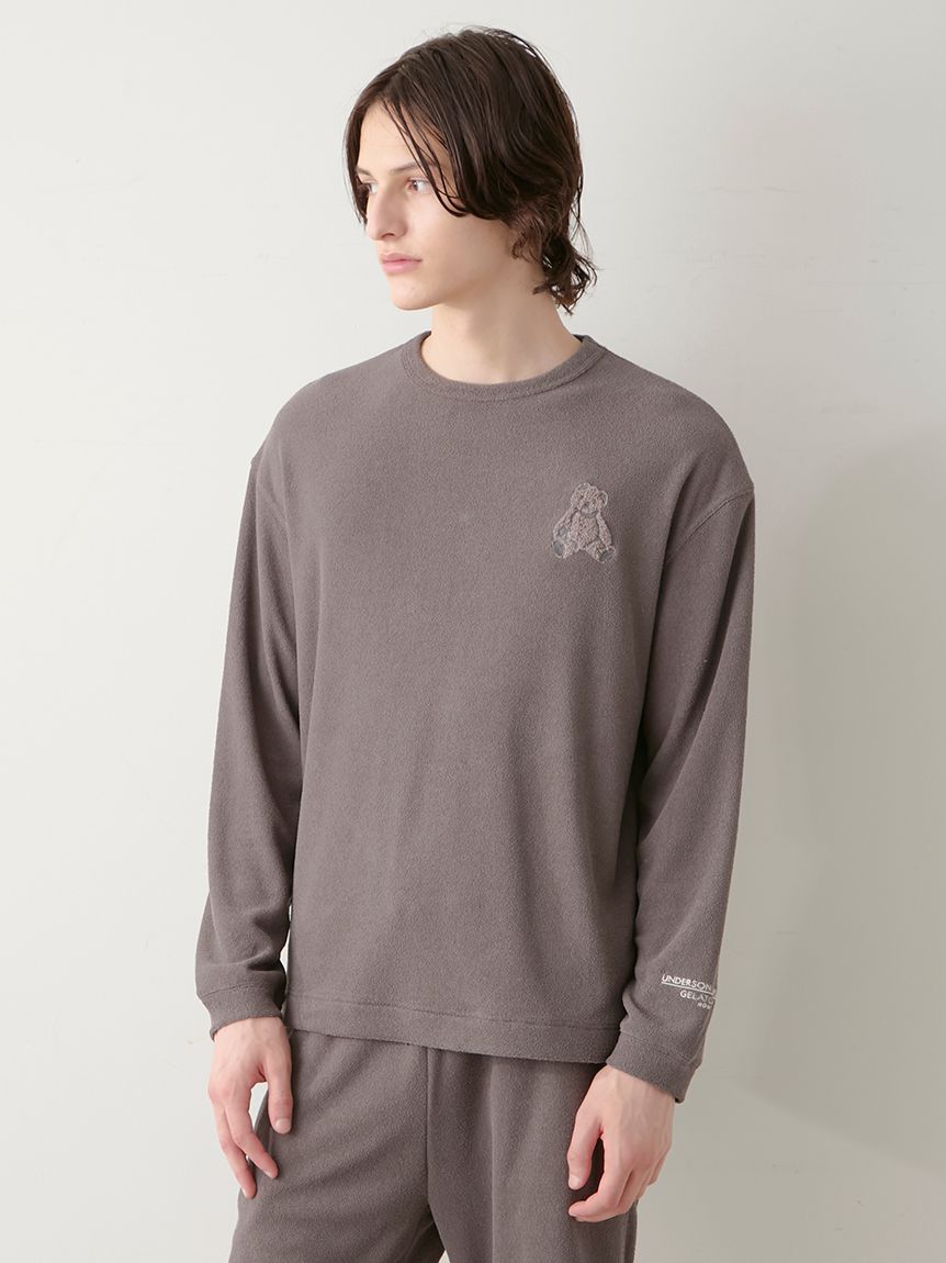 UNDERSON UNDERSON】【HOMME】パイルプルオーバー(カットソー・Tシャツ