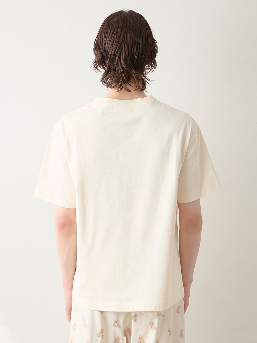 UNDERSON UNDERSON】【HOMME】ベアプリントプルオーバー(カットソー・T