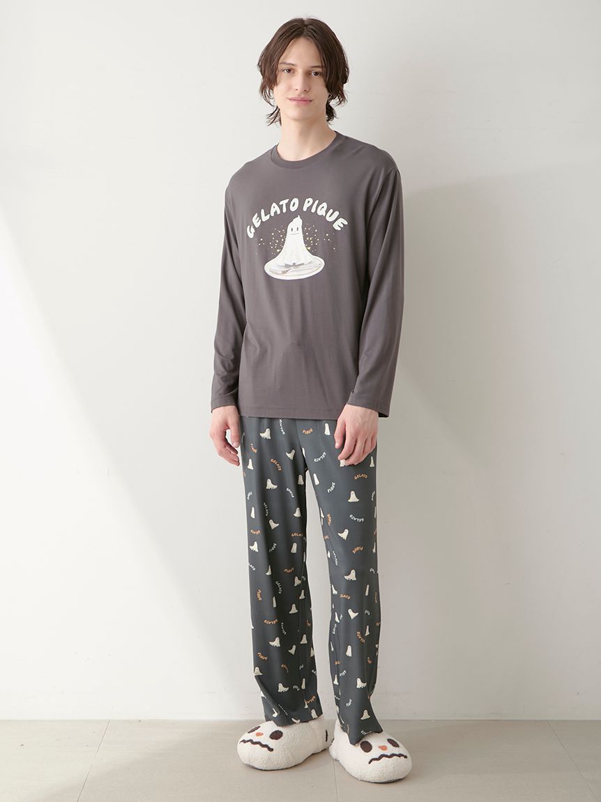 HOMME】TRICK GHOSTワンポイントロンT(カットソー・Tシャツ)｜ルーム