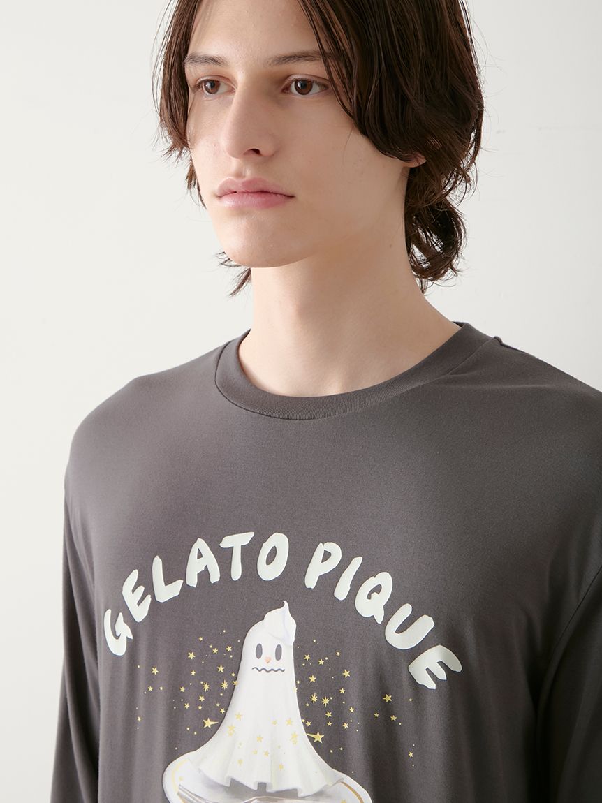 HOMME】TRICK GHOSTワンポイントロンT(カットソー・Tシャツ)｜ルーム