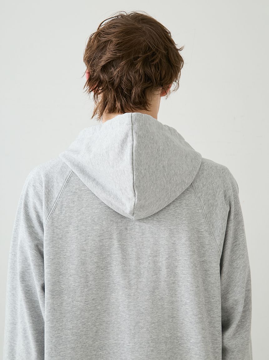 HOMME】裏毛ハートロゴ刺繍パーカ(パーカ)｜ルームウェア・パジャマ