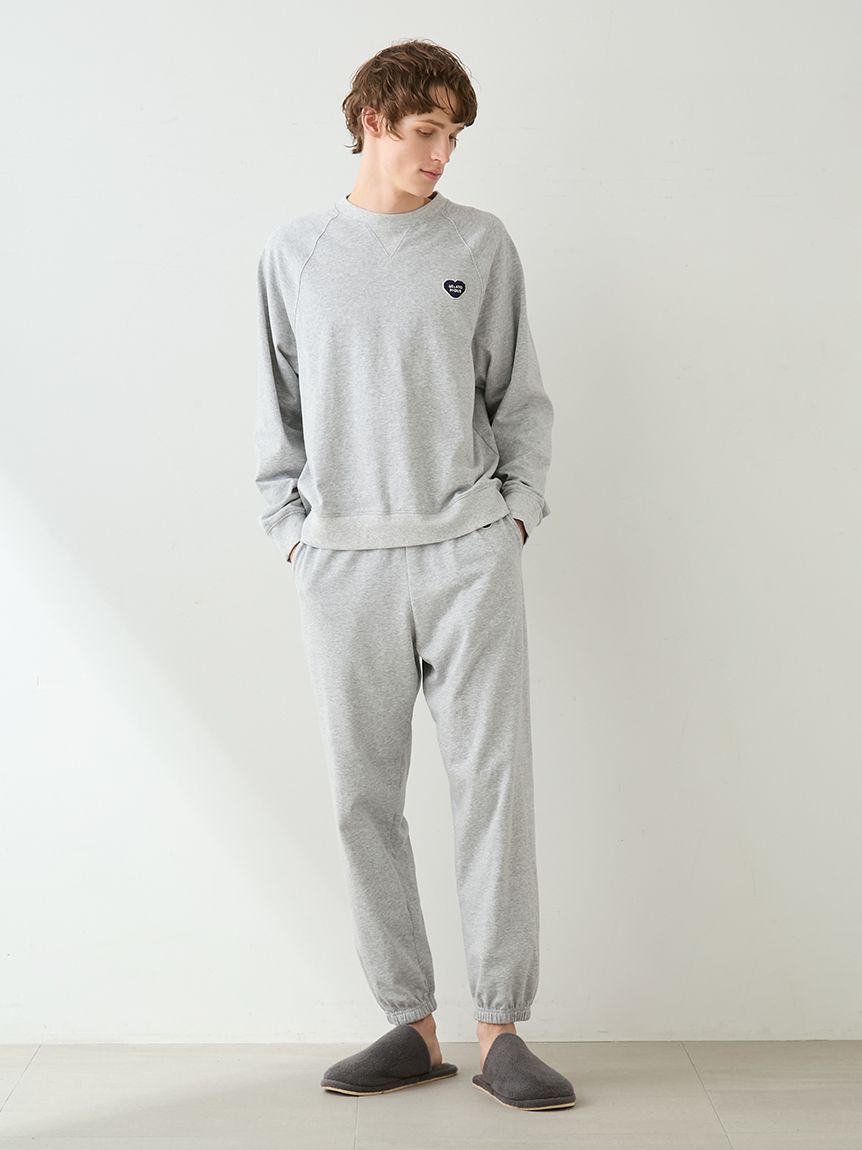 HOMME】裏毛ハートロゴ刺繍プルオーバー(カットソー・Tシャツ)｜ルーム