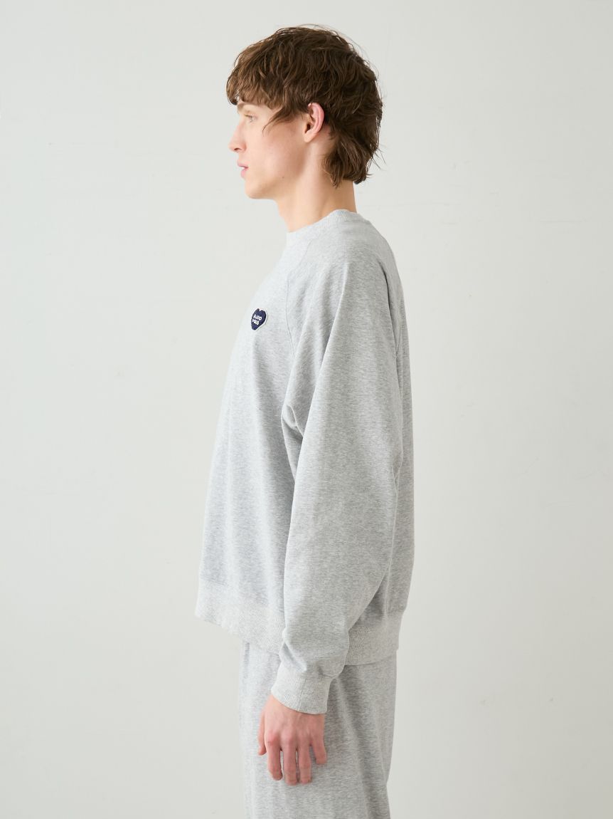 HOMME】裏毛ハートロゴ刺繍プルオーバー(カットソー・Tシャツ)｜ルーム