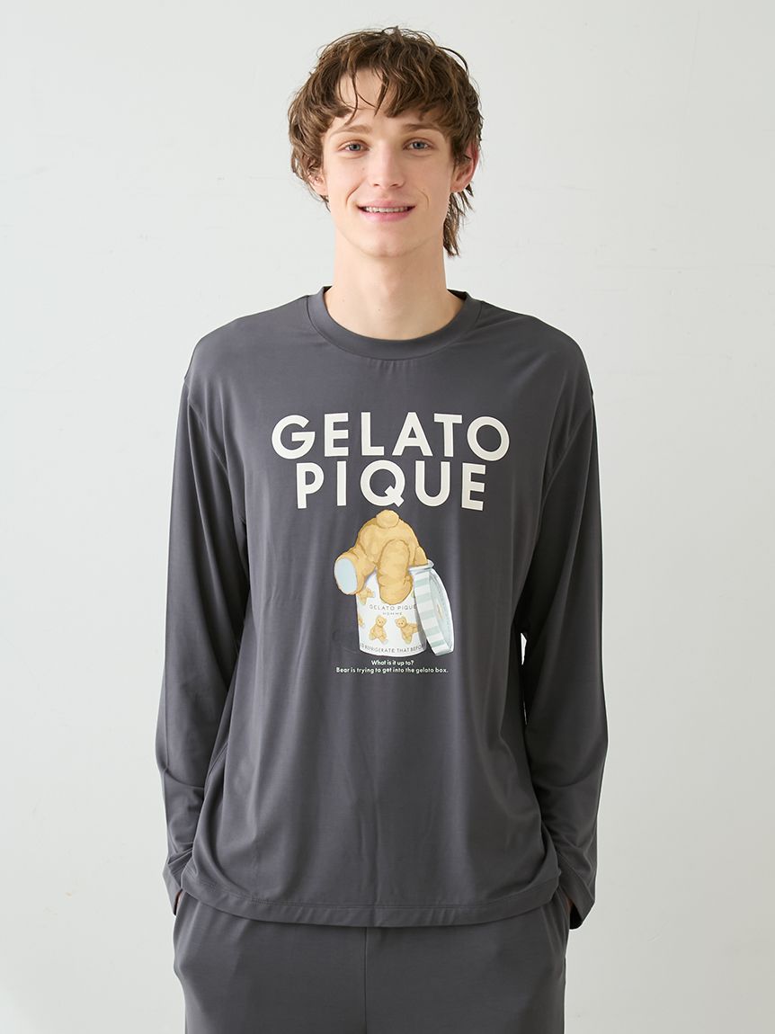 ONLINE限定】ジェラートベアモチーフシャツ&ロングパンツ ONLINE限定】【接触冷感】サマーベア柄ワンポイントTシャツ&ロング