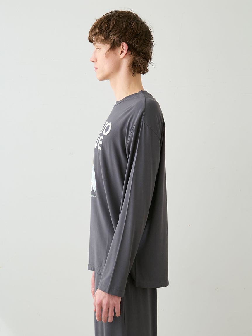 HOMME】レーヨンジェラートベアプリントロンT(カットソー・Tシャツ