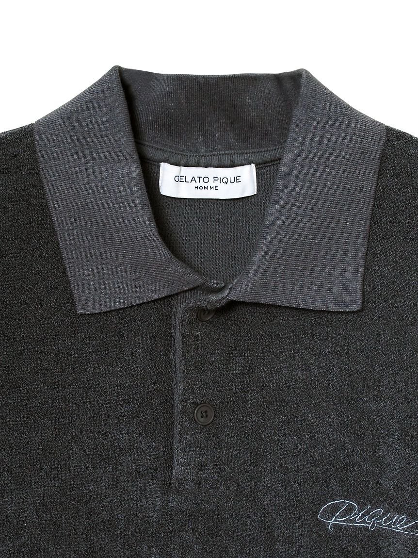 THE OPEN PRODUCT パイルロゴポロシャツ ONCILY（オンシェリー） ポロシャツ ZIP DRAW CODE POLO T-SHIRT
