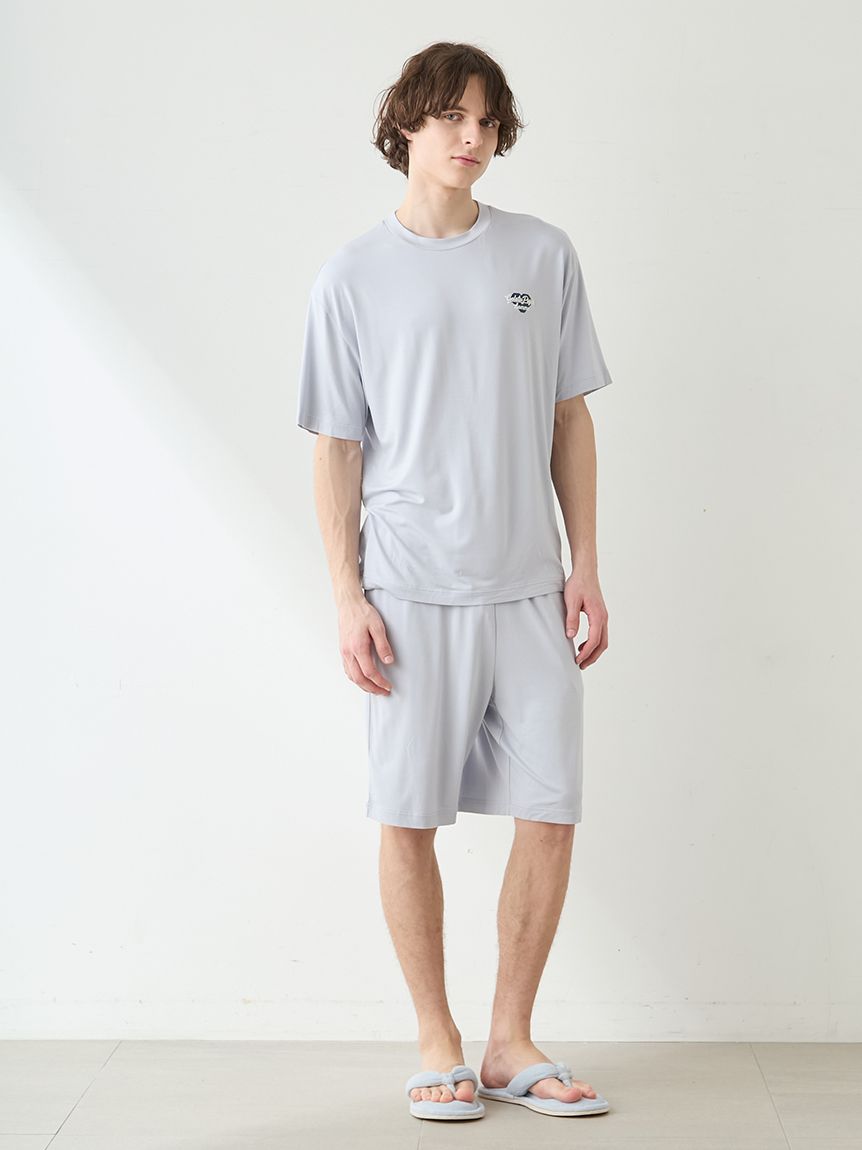 HOMME】【接触冷感】ハートロゴTシャツ(カットソー・Tシャツ)｜ルーム