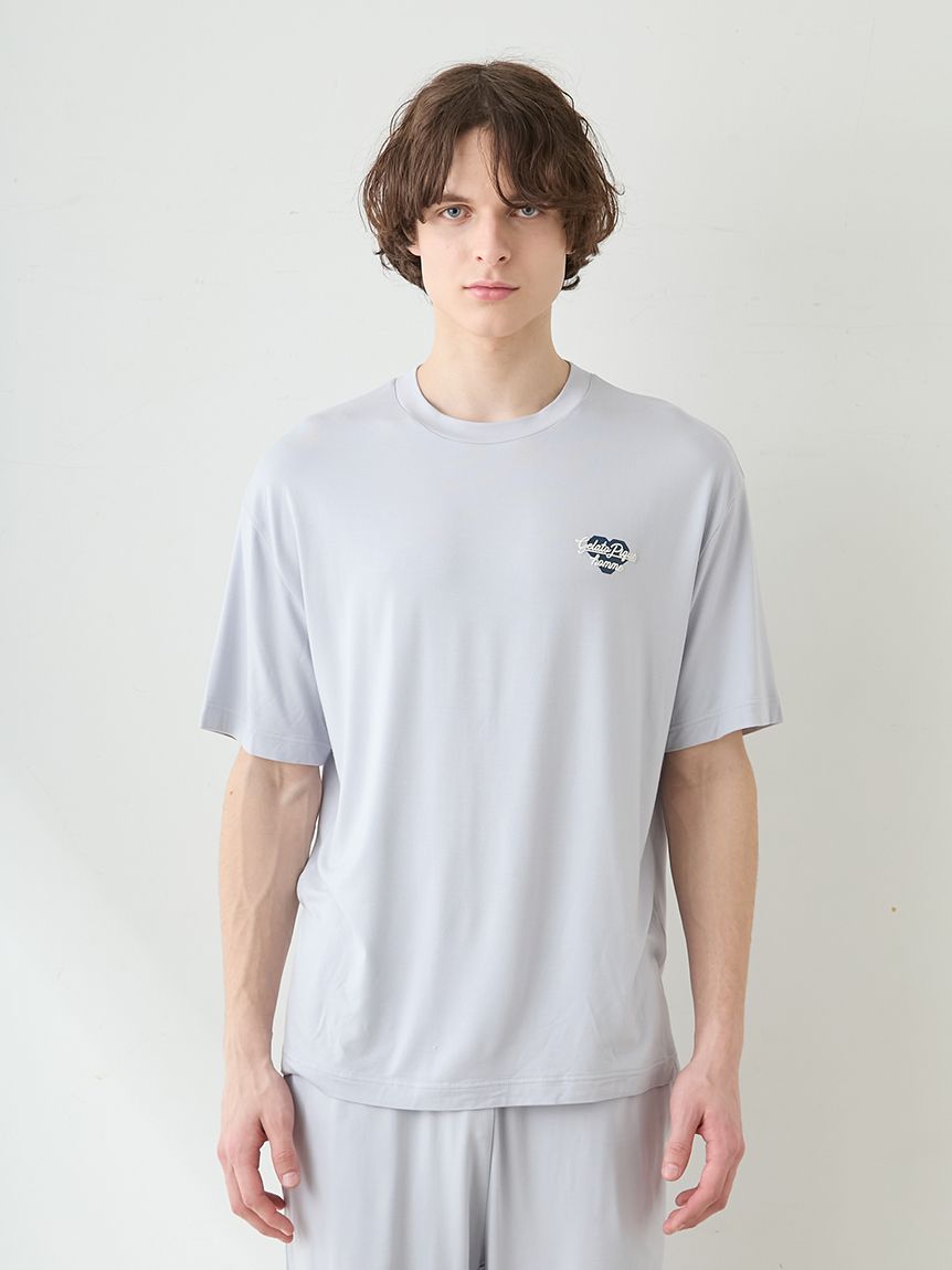 HOMME】【接触冷感】ハートロゴTシャツ(カットソー・Tシャツ)｜ルーム