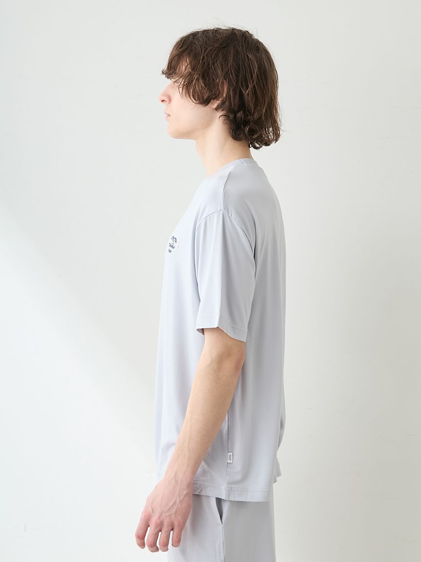 HOMME】【接触冷感】ハートロゴTシャツ(カットソー・Tシャツ)｜ルーム