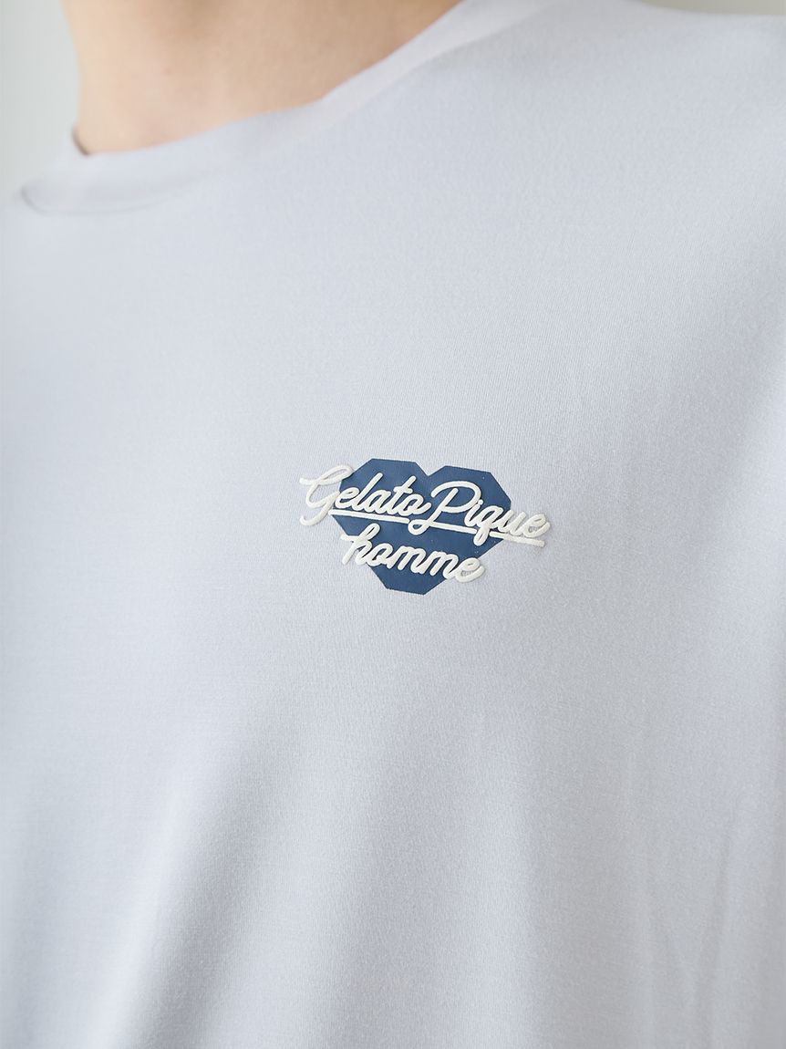 HOMME】【接触冷感】ハートロゴTシャツ(カットソー・Tシャツ)｜ルーム