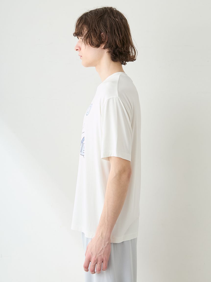HOMME】【接触冷感】レーヨンシャークTシャツ(カットソー・Tシャツ