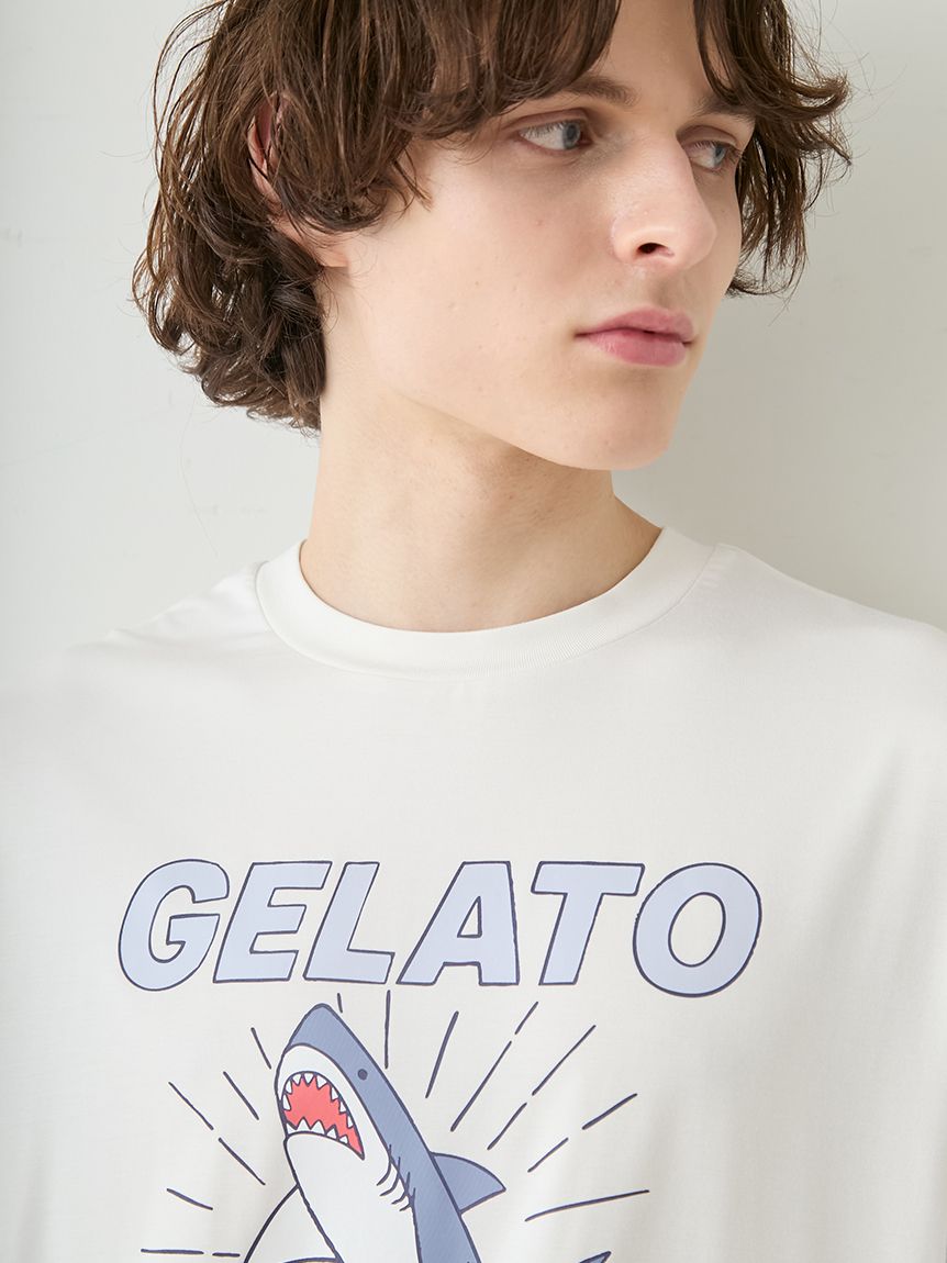 HOMME】【接触冷感】レーヨンシャークTシャツ(カットソー・Tシャツ