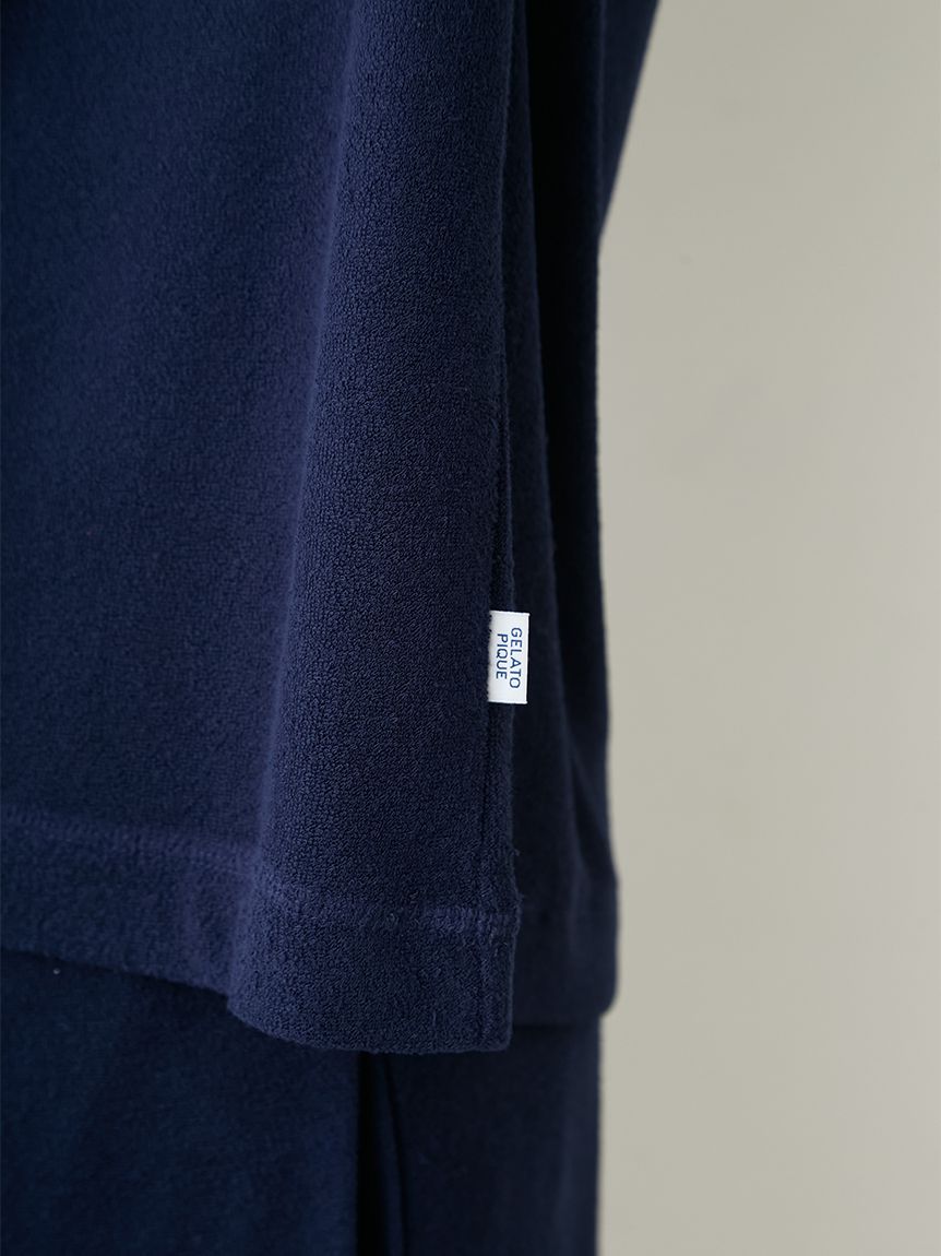 ONLINE限定】【HOMME】【接触冷感】【UVカット】パイルワンポイント
