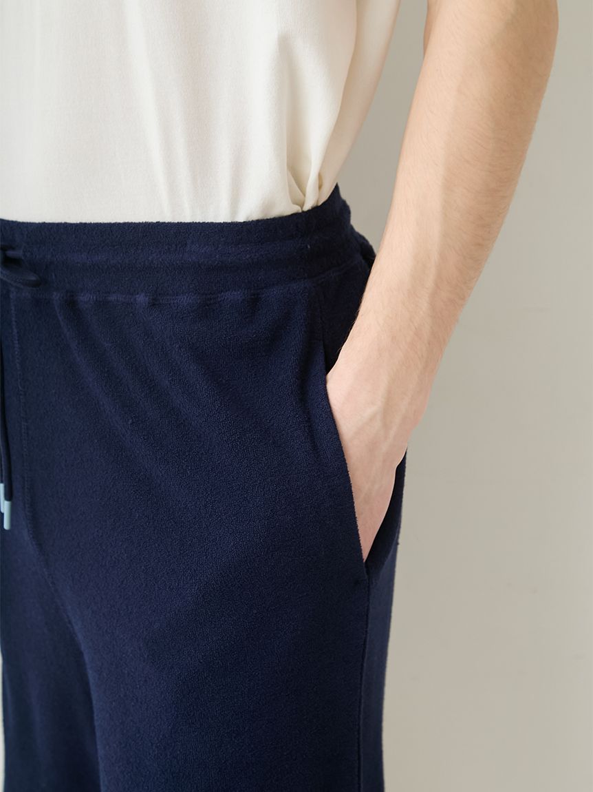 ONLINE限定】【HOMME】【接触冷感】【UVカット】パイルワンポイント