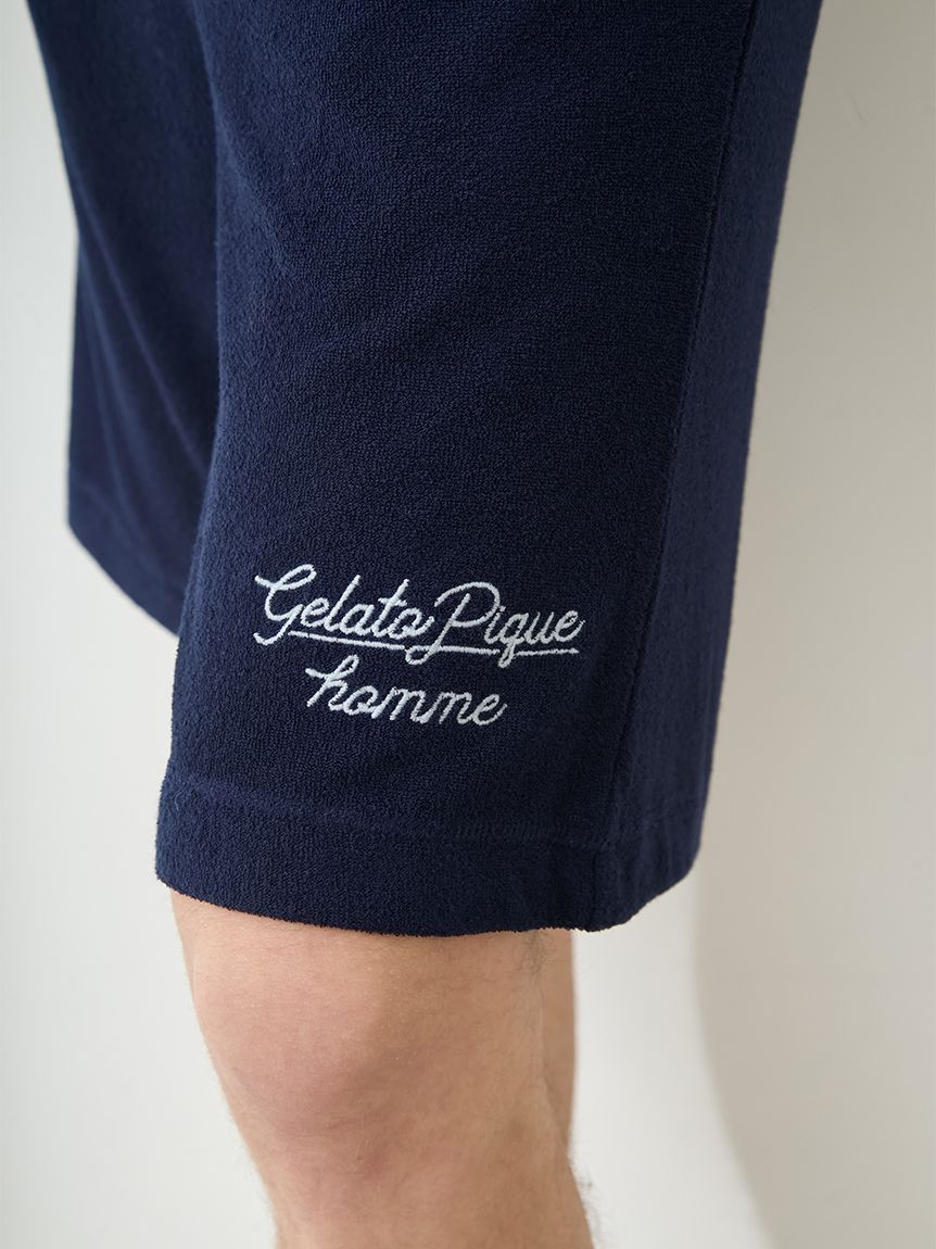 ONLINE限定】【HOMME】【接触冷感】【UVカット】パイルワンポイント