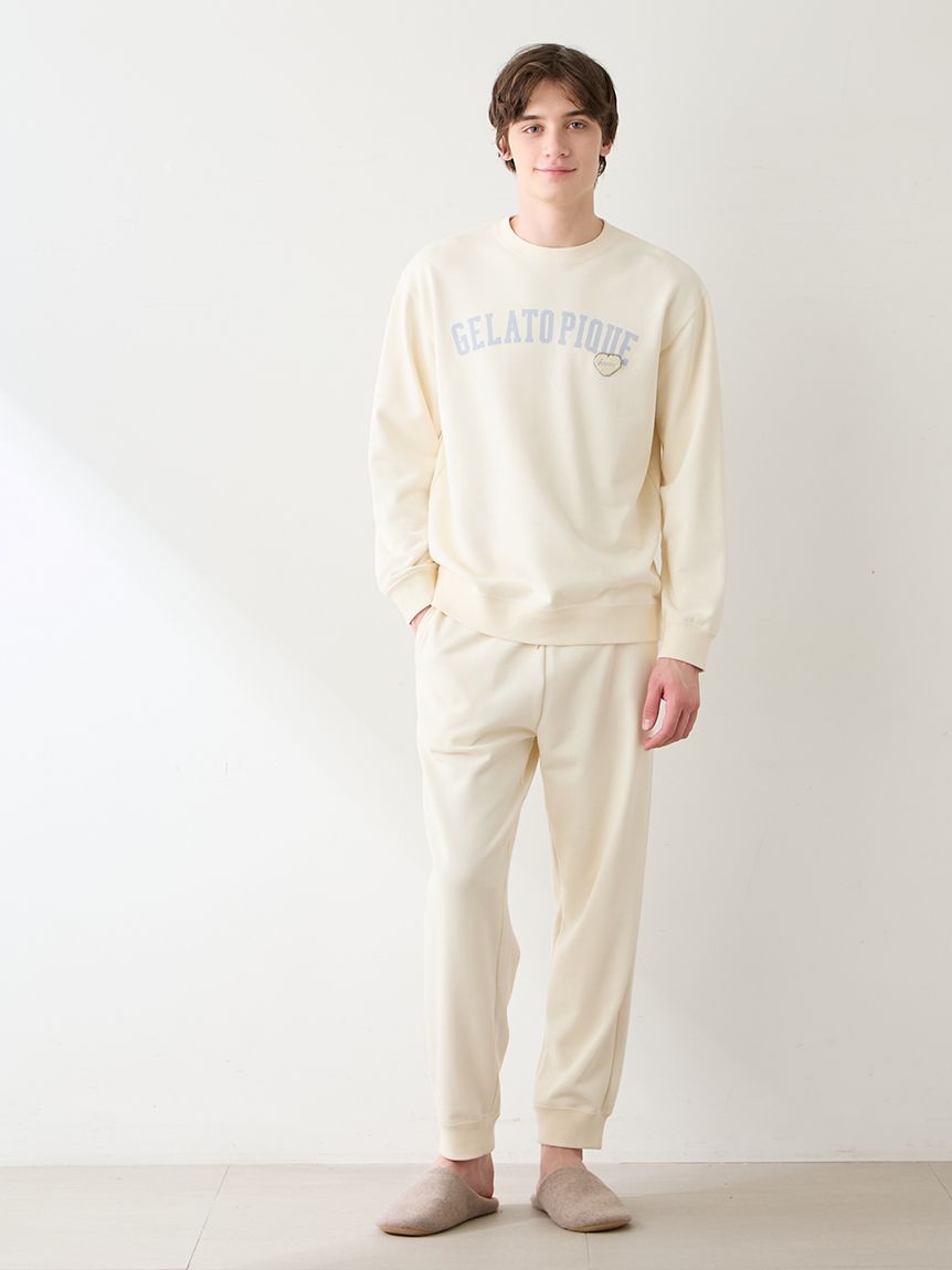 HOMME】【抗菌防臭】ハートロゴ裏毛プルオーバー(カットソー・Tシャツ