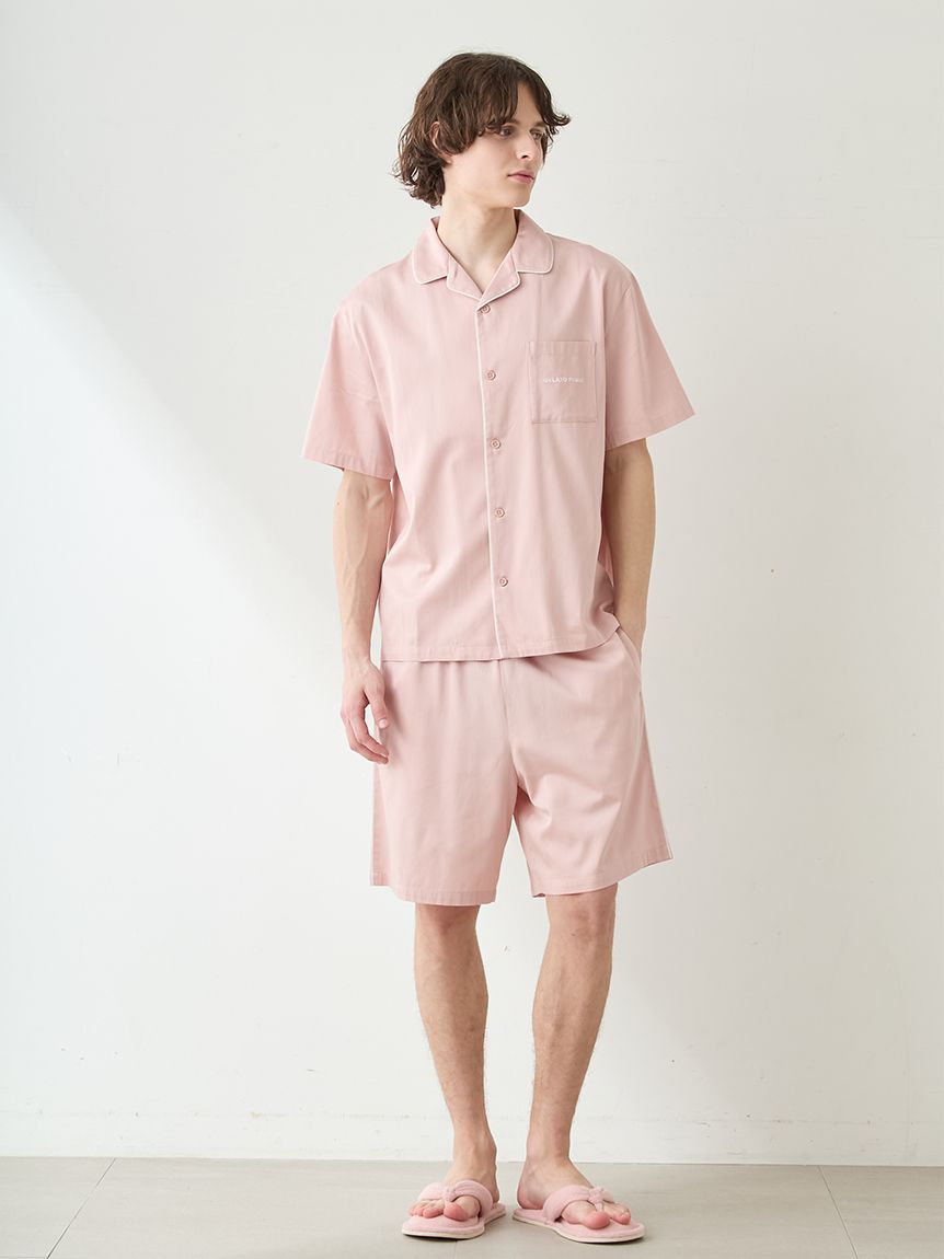 HOMME】ワンポイント刺繍ハーフパンツ(ハーフパンツ)｜ルームウェア