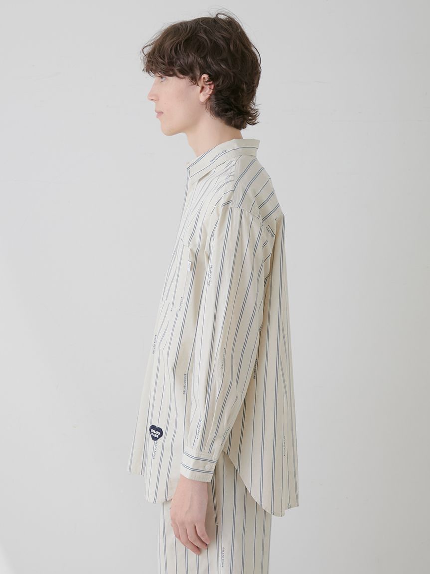 【ONLINE限定】【HOMME】ハートワッペンレギュラーカラーシャツ | PHFT251922