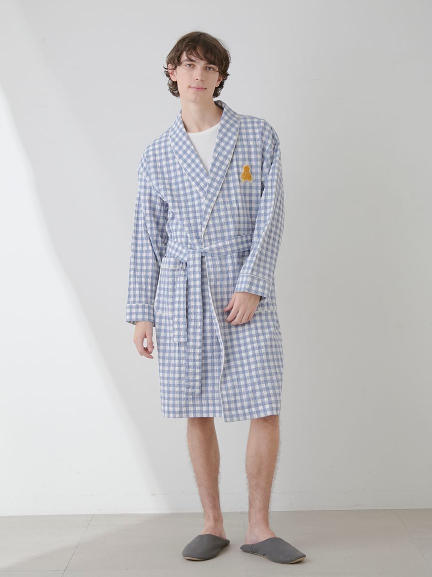 【ONLINE限定】【HOMME】ギンガムチェックガウン | PHFT251969