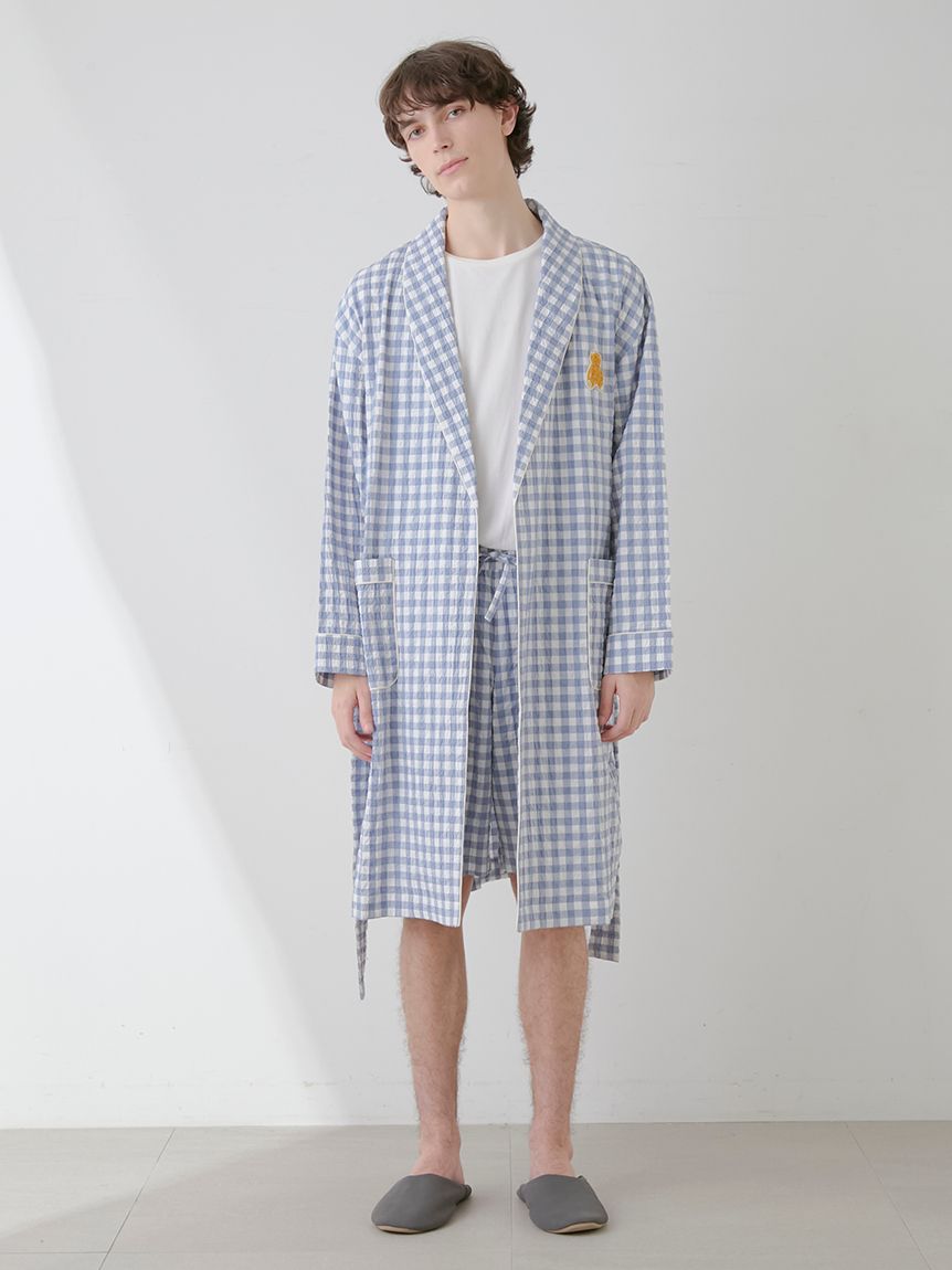 【ONLINE限定】【HOMME】ギンガムチェックガウン | PHFT251969